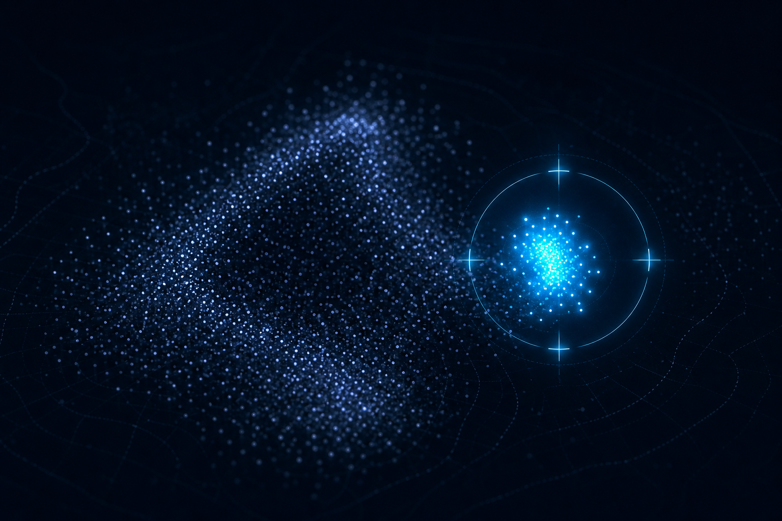 The AI detecting an anomaly against monitoring criteria